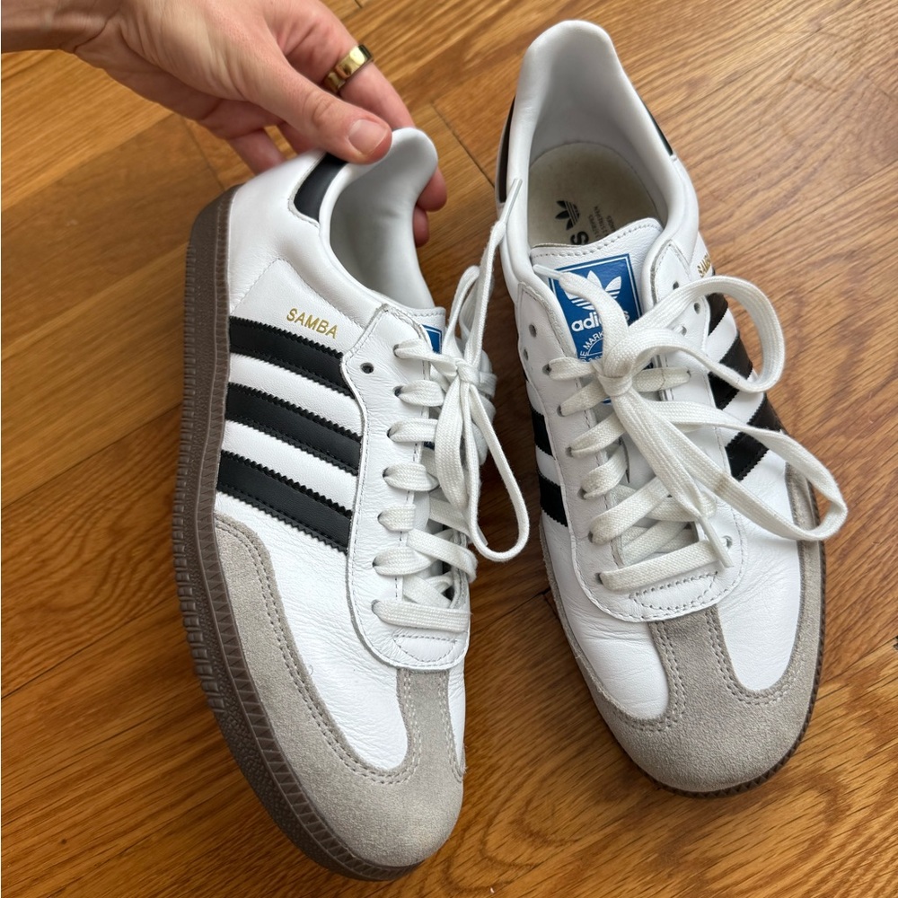 Adidas Samba Classic White and Black Shoes